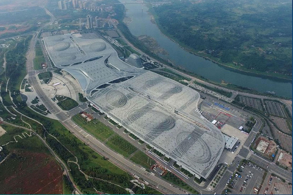 重庆国际博览中心围护系统案例